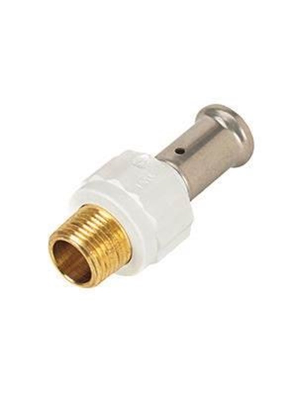 Henco straight male iron AV / multimedia paneel 32 mm x 1