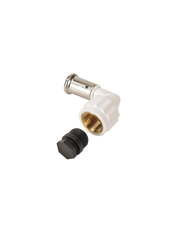 Henco bent 90° female iron AV / multimedia paneel 32x1