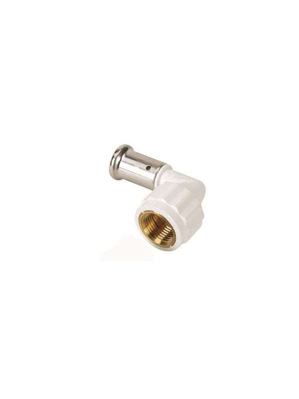 Henco bent 90° female iron AV / multimedia paneel 20 mm x 34