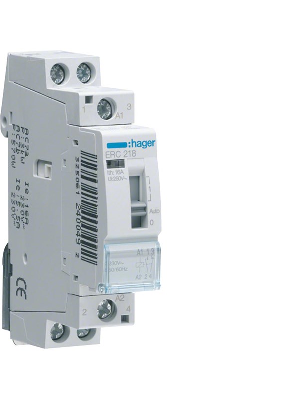 Hager ERC216 Schakelrelais 16 A 230 V 1 stuk(s)