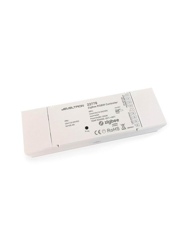 DEVELTRON Zigbee 12-24vdc LED dimmer rgbw - 4ch x 5a