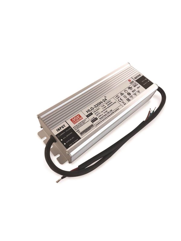 DEVELTRON 24vdc LED Voeding 320w ip67 - mean well