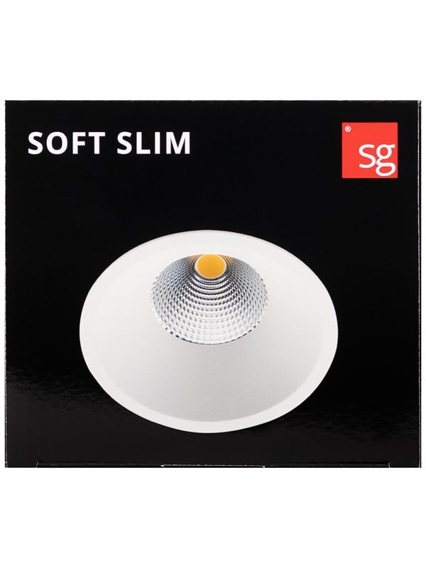 SG Armaturen Soft slim Wit 3000k
