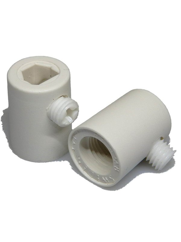 Teknisk Belysnings Industri Cord grip m10i female thread Wit