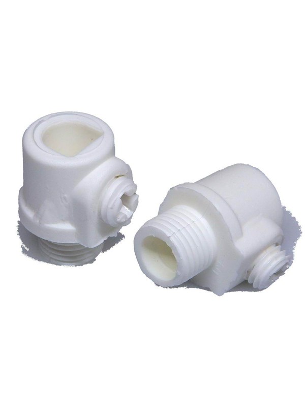 Teknisk Belysnings Industri Cord grip m10u male thread Wit