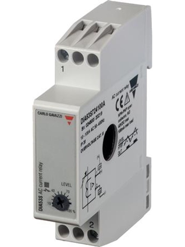 Carlo Gavazzi Monitoring relays ac current relay dia53s72450a