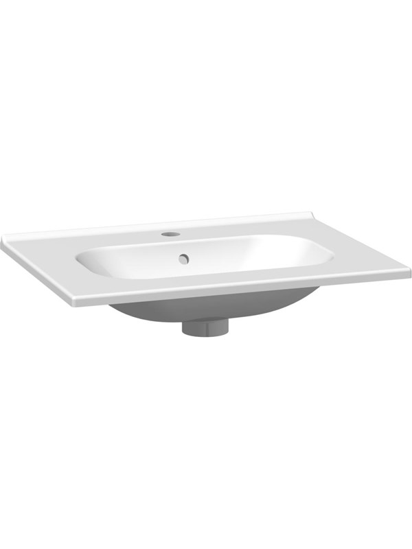 Dansani kantate porcelain washbasin 61 cm Wit