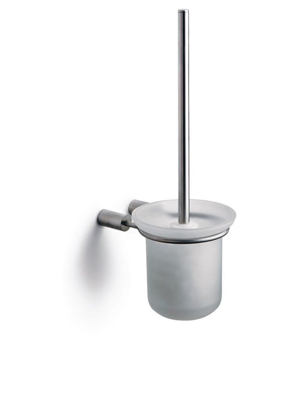 Pressalit toilet brush Aan wall Edelstaal