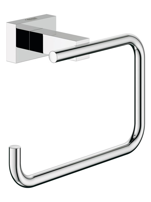 Grohe Essentials Cube Toilet roll holder, Chroom