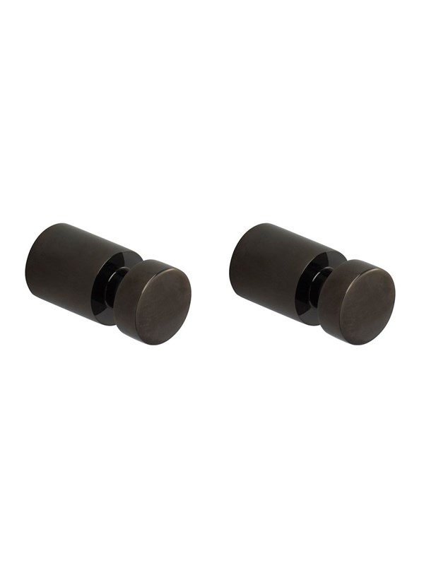 Pressalit towel hook black chrome 2 pcs