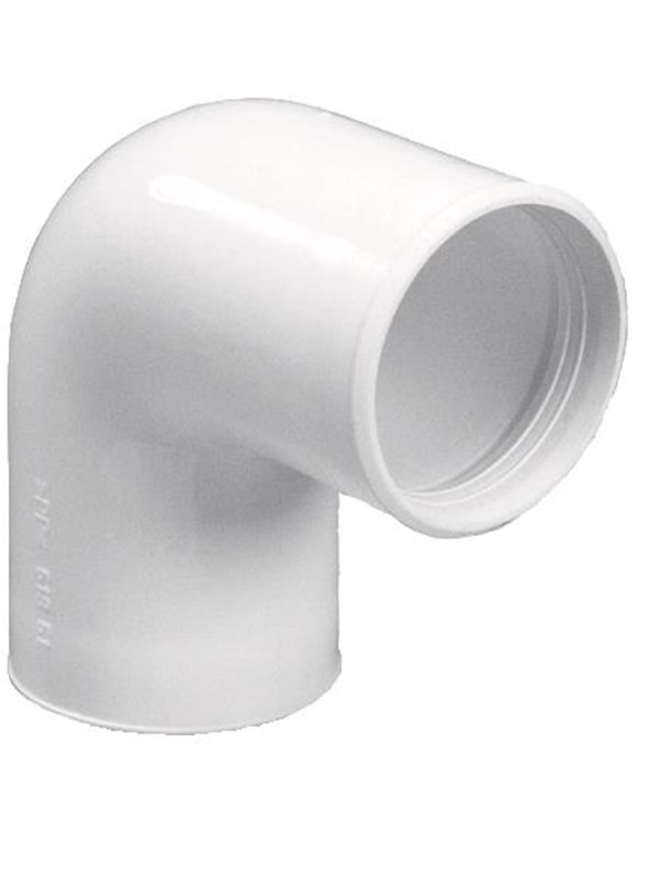 Purus angle 90° 32 mm Wit pp/tpe