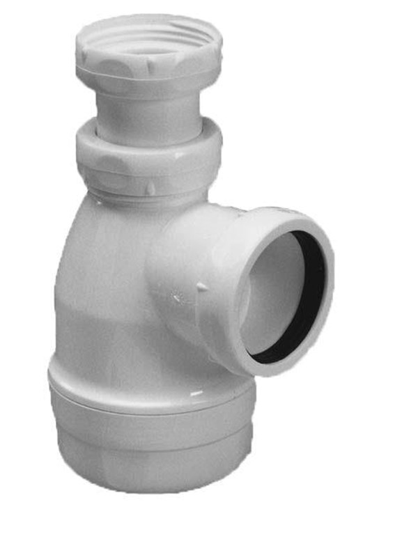 Purus Trap seal 32 mm x 1 1/4" angle - white
