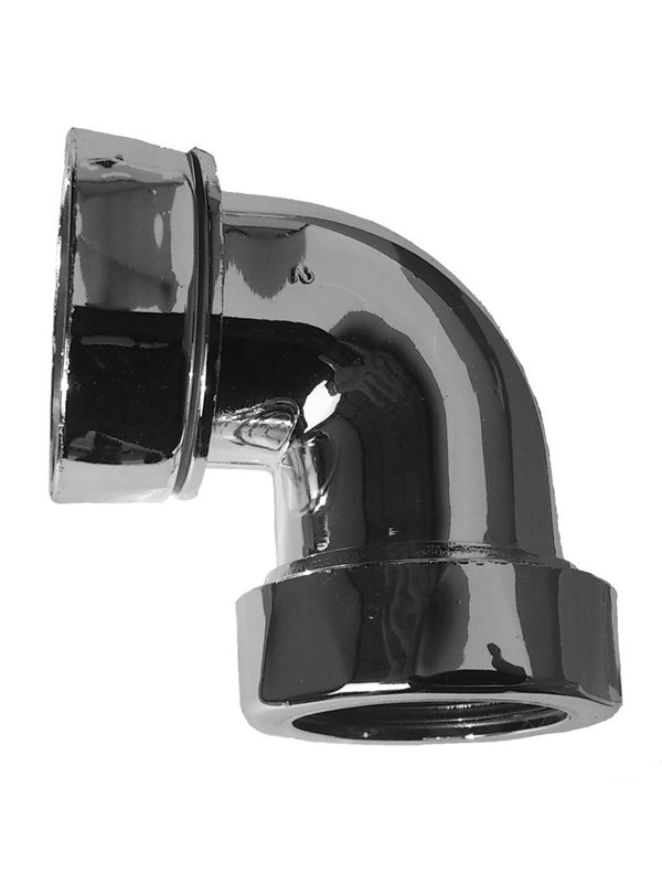 Purus angle coupling 90° Chroom