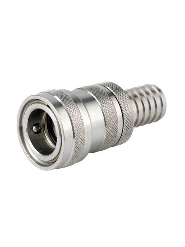 Nito 3/4 Edelstaal coupler with 3/4 hose tail