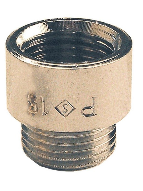 Unite extension 15 mm x 12 Chroom