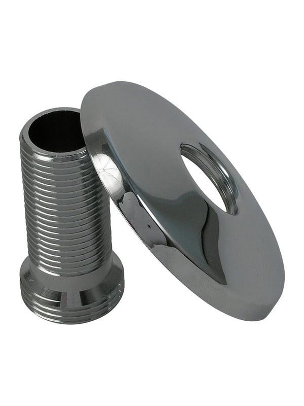 Megatherm Connector 45 mm ll 3/4 x 1/2 nipple with rosette