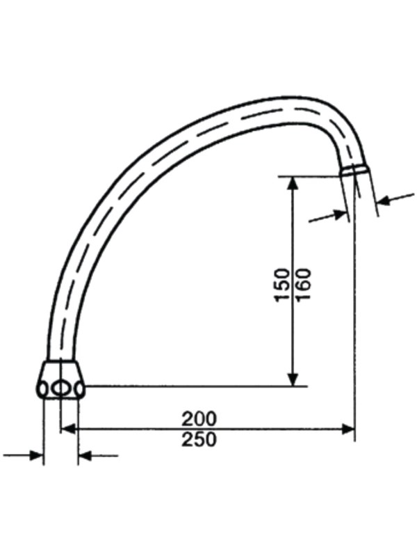 Neoperl spout Universal j 250mm 3/4 female