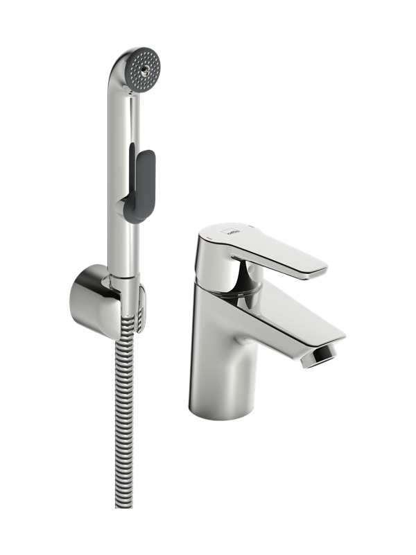 Oras saga 3912f washbasin faucet with bidetta Handdouche ho
