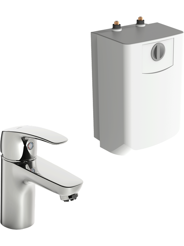 Oras Safira wastafelkraan met waterverwarmer