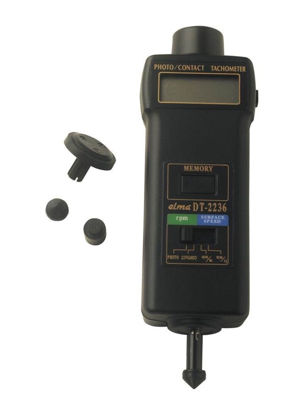 Elma Instruments Hand tachometer combi contact and optical with electronic