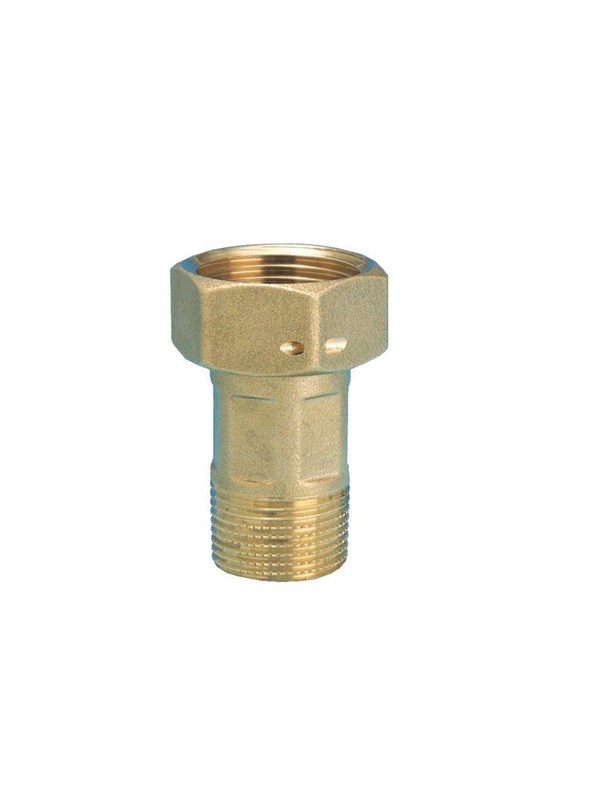 Pettinaroli Complete Messing water meter Verbinding union 1x3/4
