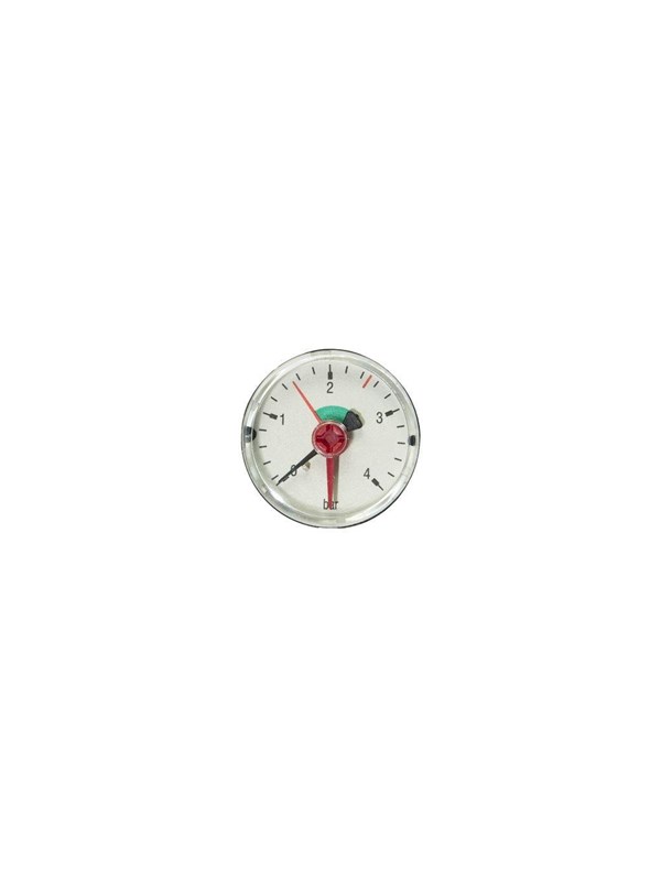 Erik Færgemann Manometer 0-4 bar 1/4 achterwaartse studs