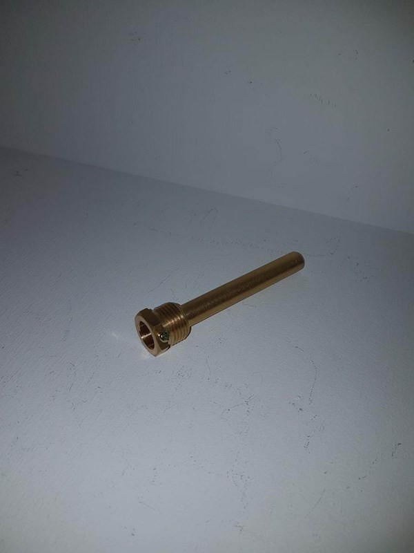 Erik Færgemann Messing thermowell 12 x 100 mm