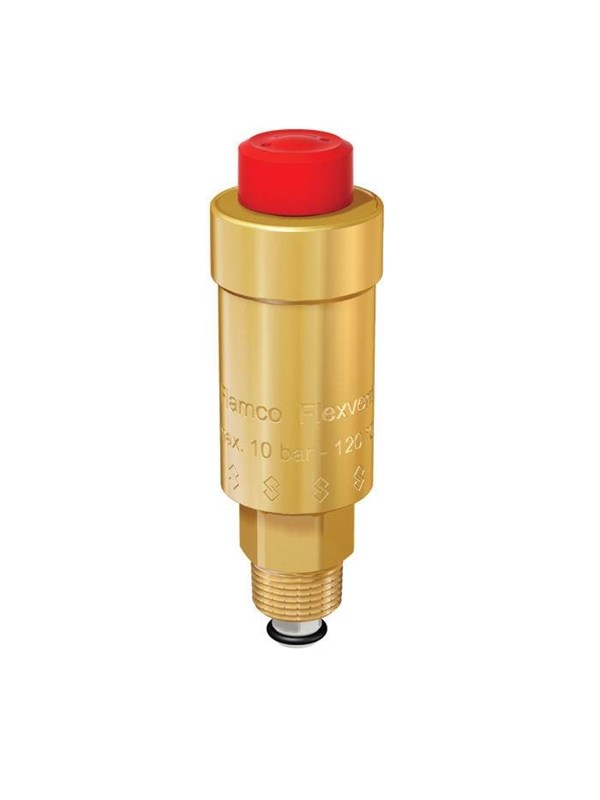 Flamco Flexvent automatisch ontluchtingsventiel verwarming - ontluchtingssleutel alternatief - ontluchter radiator - R3/8" - 27750