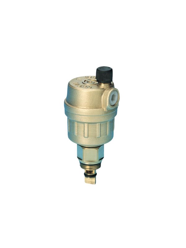 Pettinaroli Automatic air vent with non-return stop valve 1/2