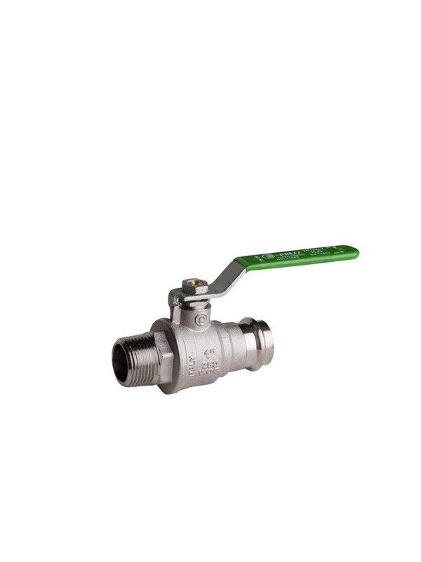 Pettinaroli Heavyduty fullway ball valve with press Fittingen ends press