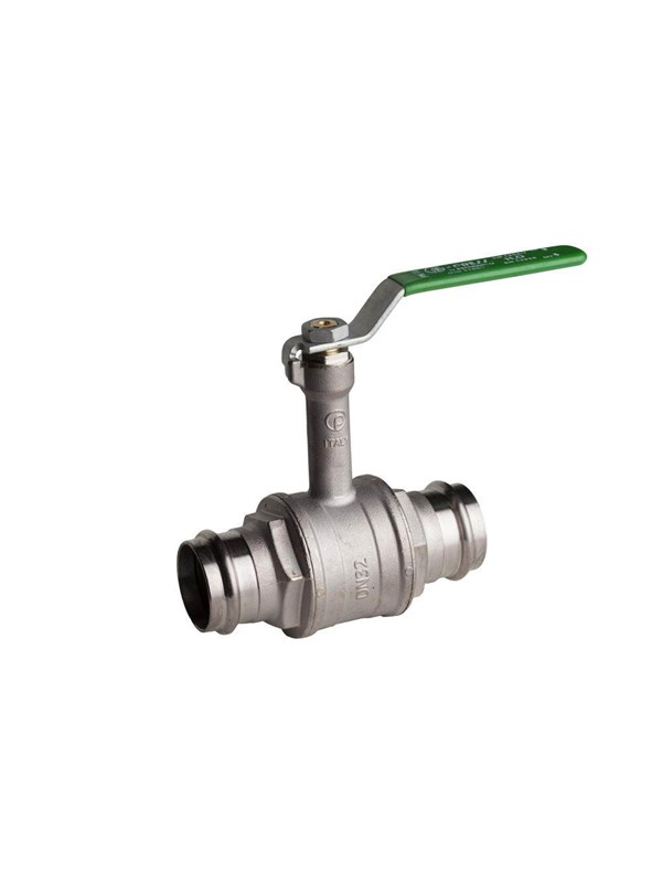 Pettinaroli Heavyduty fullway ball valve with press Fittingen ends and ex