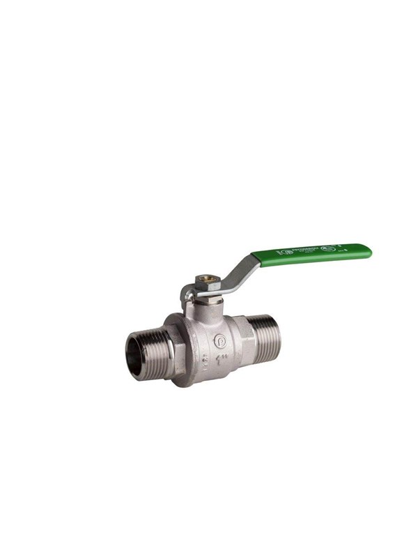 Pettinaroli m x m heavyduty fullway ball valve Groen Staal lever tea t