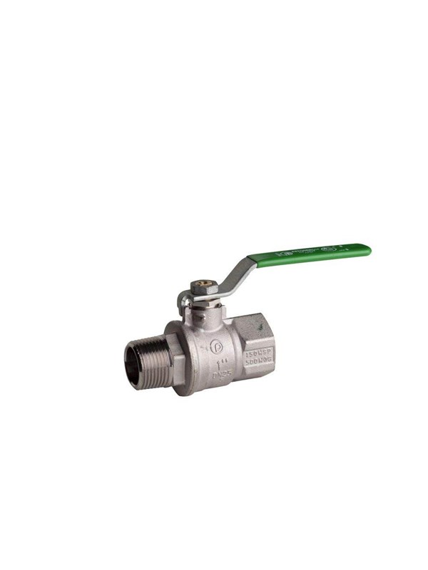Pettinaroli F x m heavyduty fullway ball valve Groen Staal lever tea t