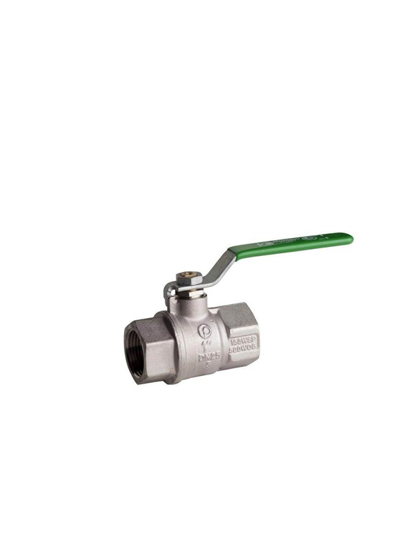 Pettinaroli F x F heavyduty fullway ball valve Groen Staal lever tea t