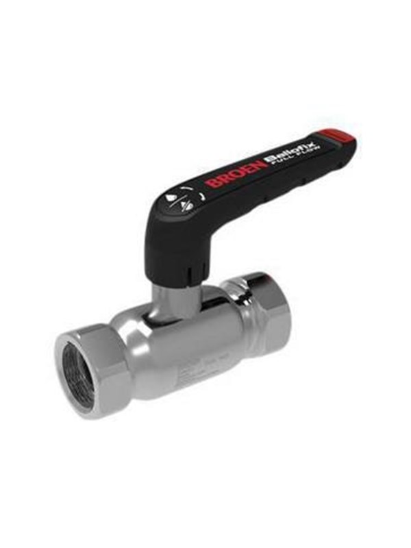 Broen ballofix® full flow ball valve Roestvrij female/female