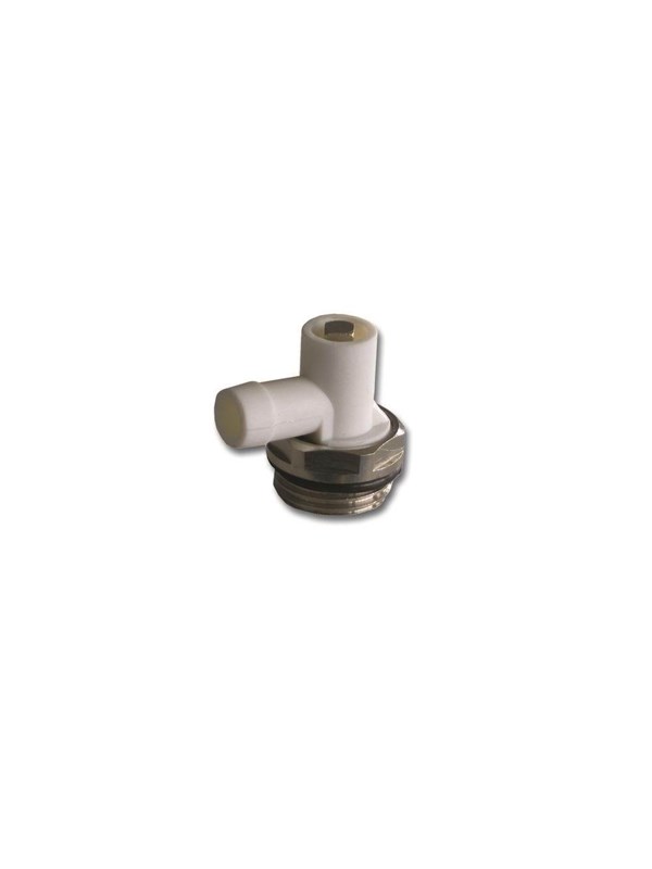Pettinaroli Radiator Aftapklep with O-ring turnable chromium plated