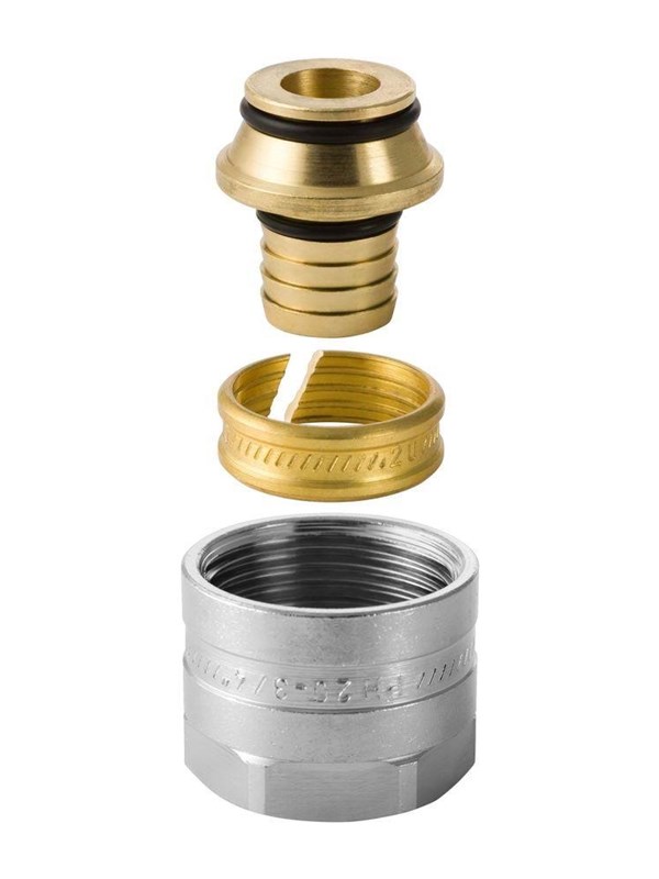 Geberit mepla union connector for euro cone: d=16mm g=3/4