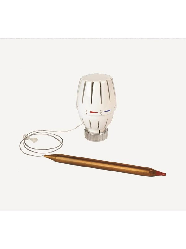 Pettinaroli Thermostatische kop met ingebedde externe vloeistofsensor voor m