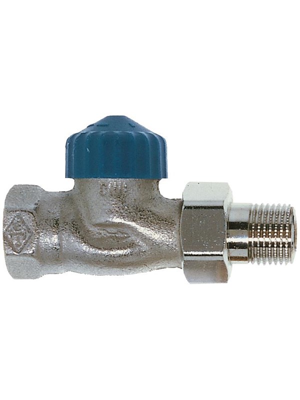 Heimeier Thermostatische radiatorafsluiter recht Kvs 3,60 m3 h lage weerstand