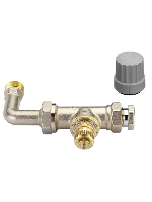 Danfoss RA-FNE met vergrote doorlaat Radiatorafsluiter