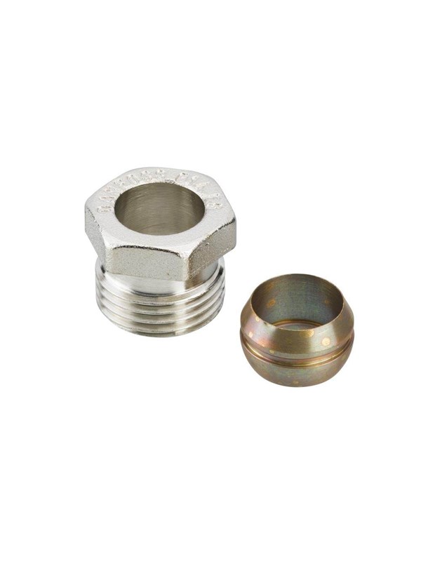 Danfoss knelset RA 1/2" voor buis 15mm - 013G4115