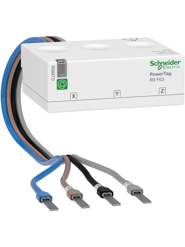 Schneider Electric Energy sensor resi r9m70 f63 powertag 3p + n flex with 25cm