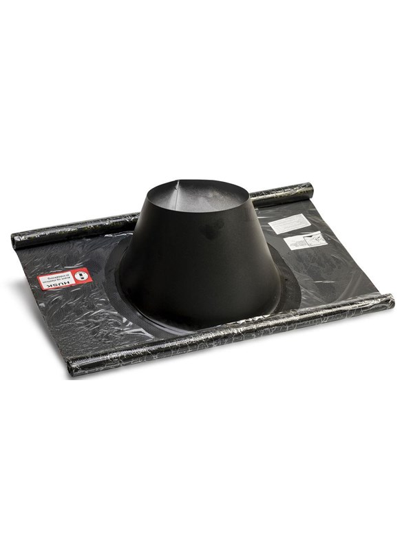 Metalbestos Hout flashing ø250/150 5-32° flex Zwart