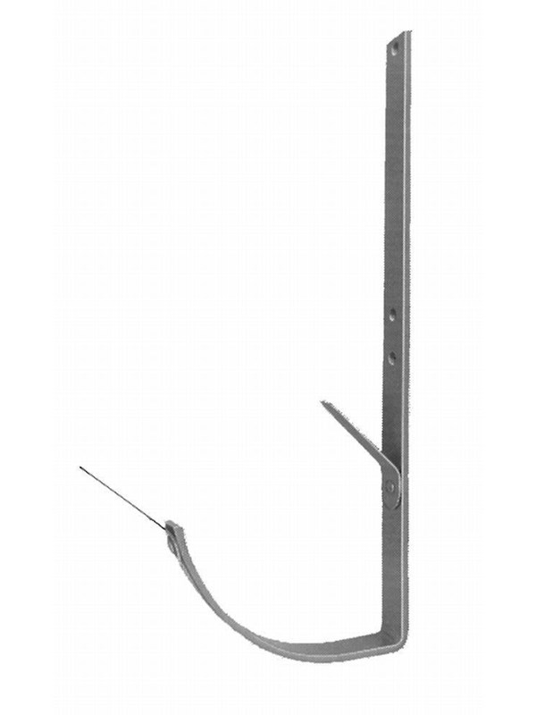 J. Petersen Gutter bracket ipa Standaard short 333mm quarter round