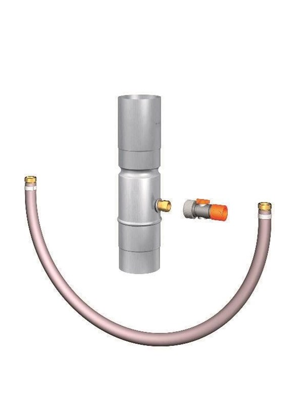 Rheinzink water butt Connector with 1/2 gardena-connector 87