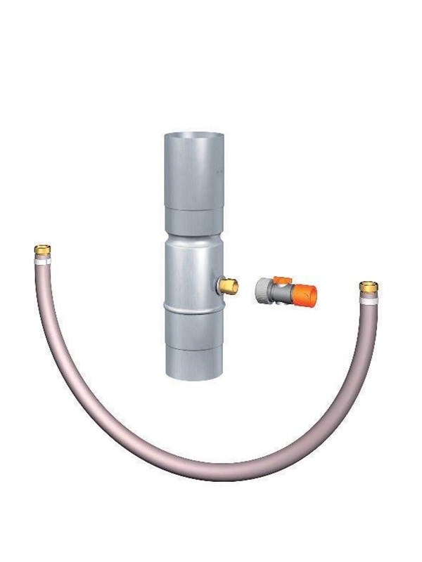 Rheinzink water butt Connector with 1/2 gardena-connector 76