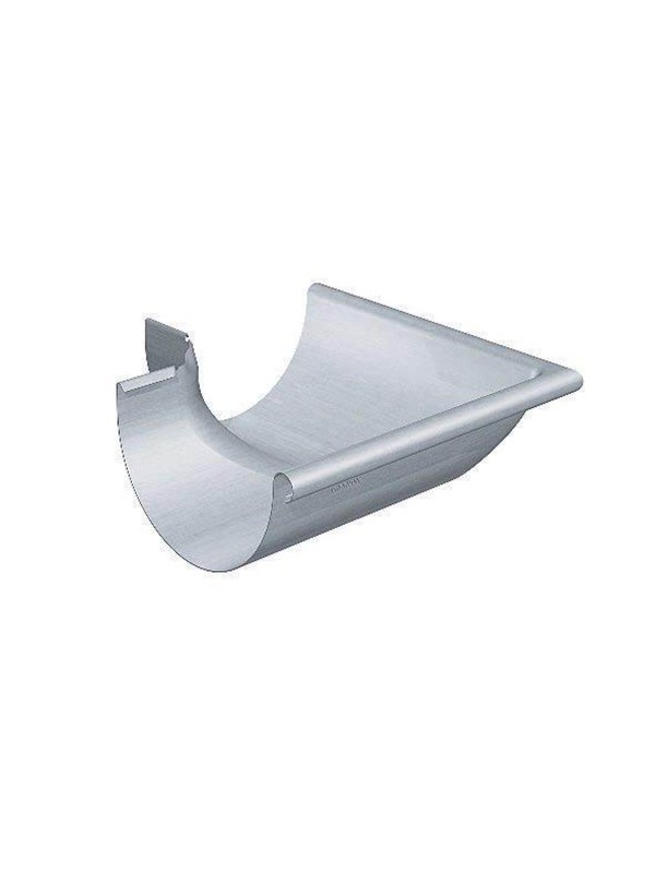 Rheinzink corner Extern 90° for half-round gutter 250x0.7m