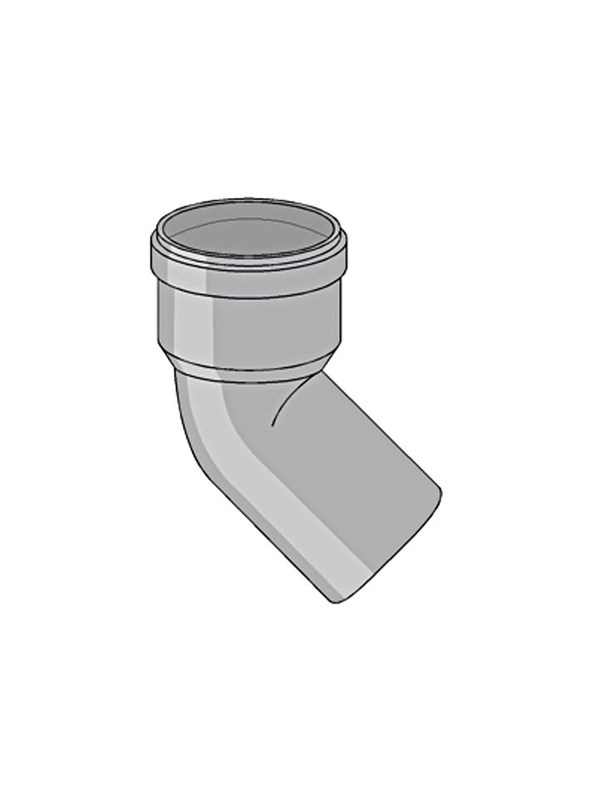 Girpi 110mm x 15° bocht