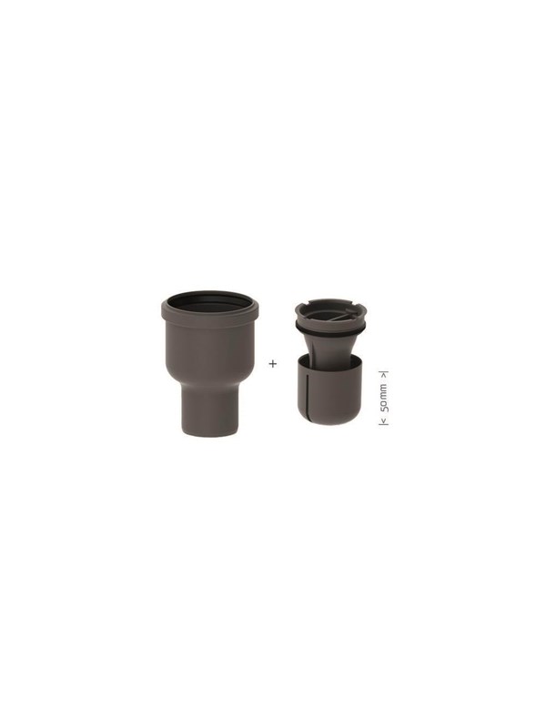 Unidrain Outlet unit w/vertical outlet Ø75 mm incl. water trap corner drain