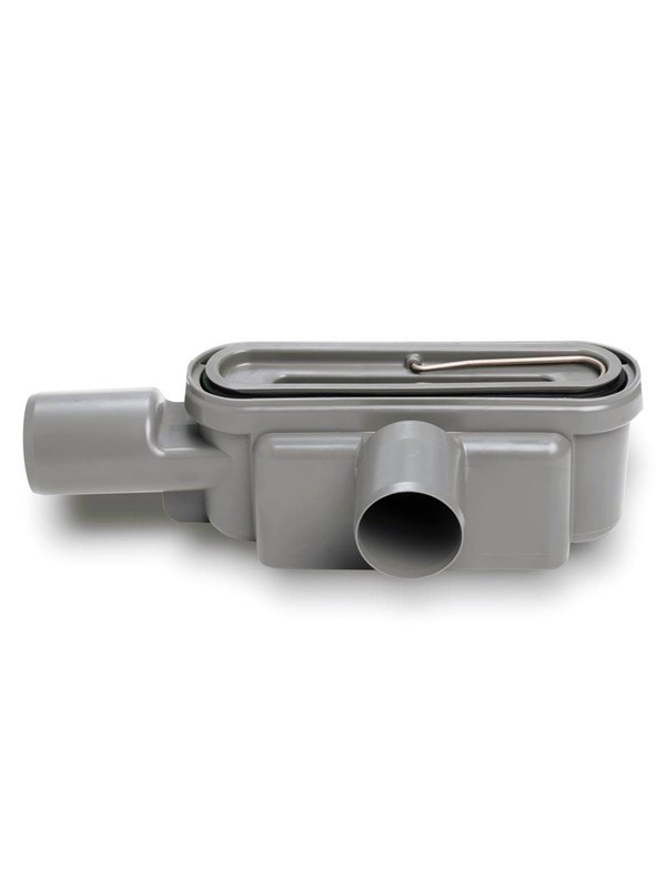Unidrain Outlet unit w/two horizontal outlets Ø50 mm incl. water trap